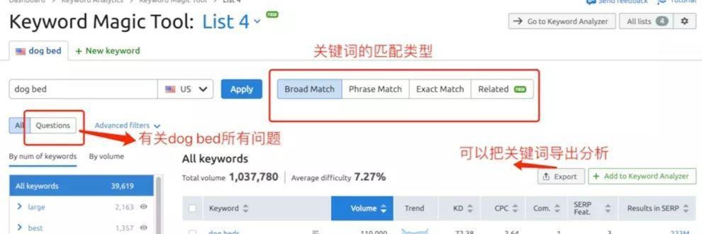 如何选择合适的长尾关键词：分析目标受众、使用关键词工具、考虑搜索意图