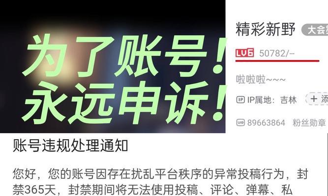 B站关键词封号问题的解决方法