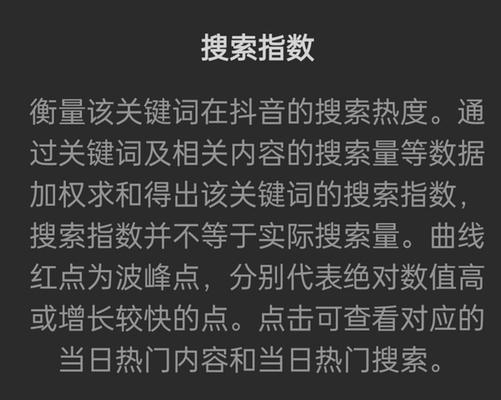 抖音里关键词是什么意思