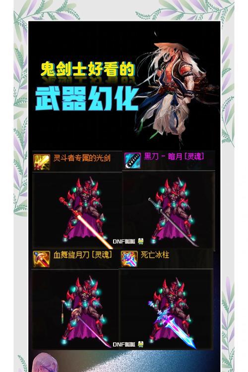 dnf剑帝推荐的异界装备是什么？